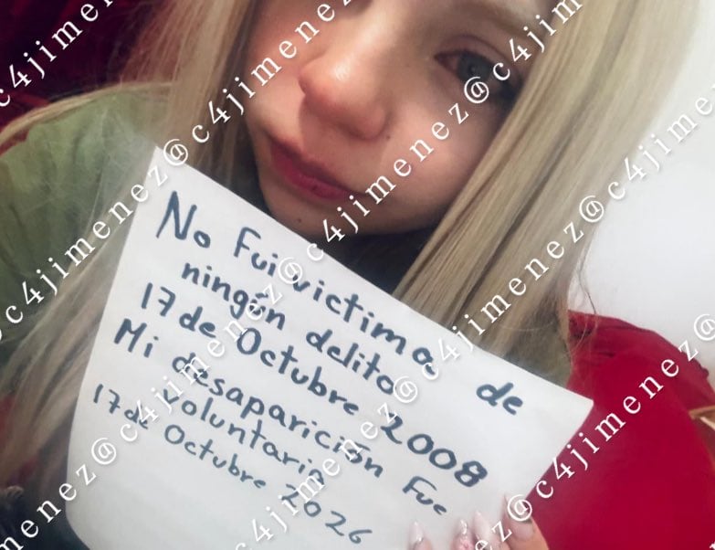 Dasha Yunhuet, estudiante del CCH Oriente desaparecida en CDMX, envía mensaje desde Nuevo León
