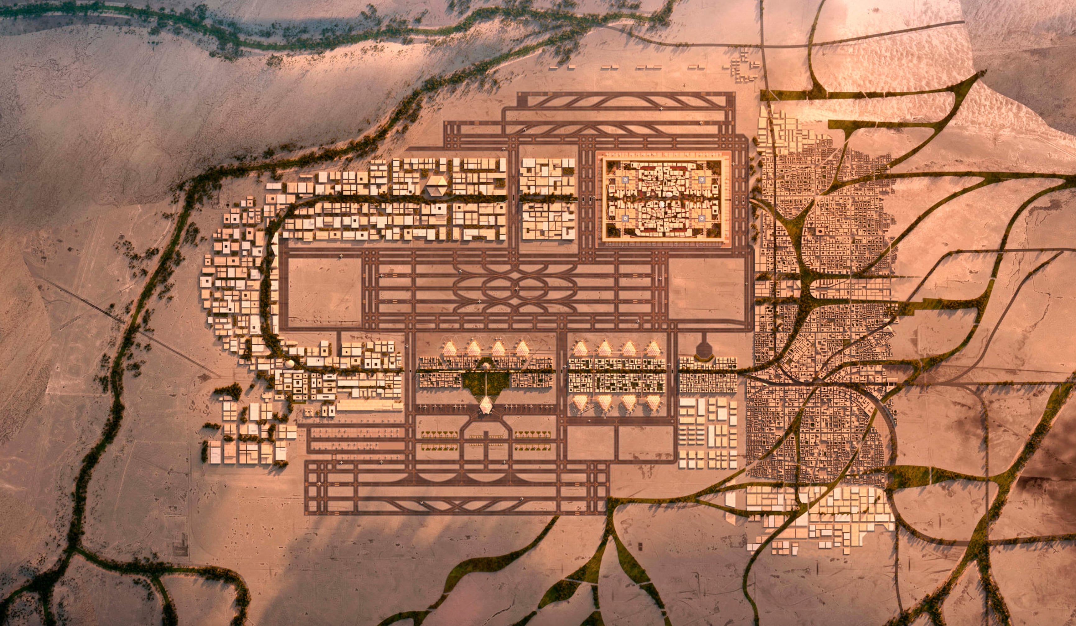 Así será el aeropuerto más grande del mundo
