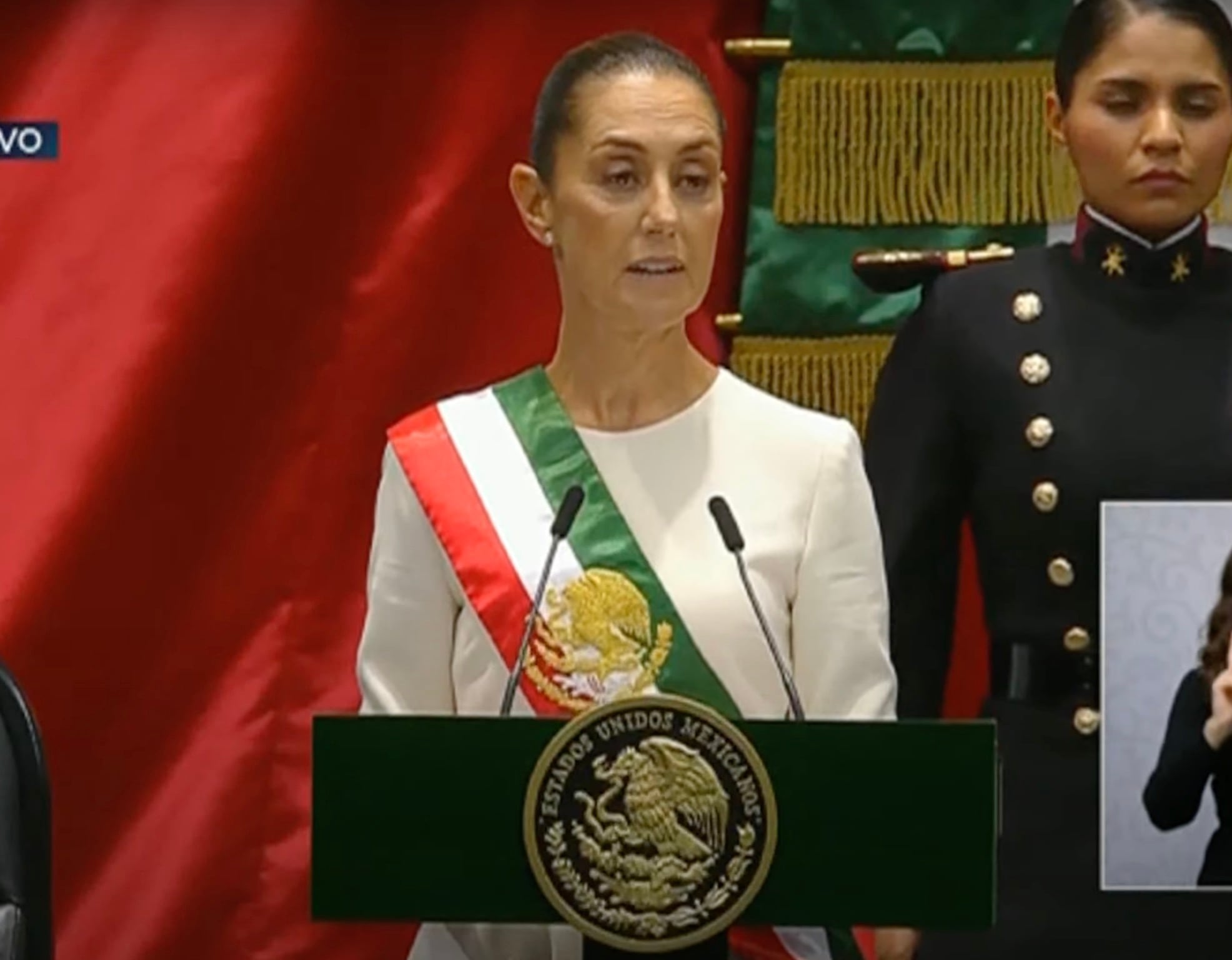 Claudia Sheinbaum en toma de posesión como presidenta de México