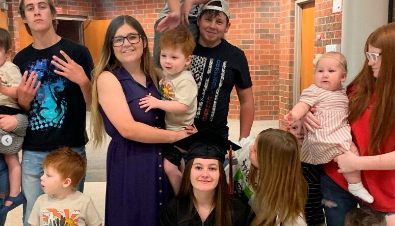 Britni Church y su familia