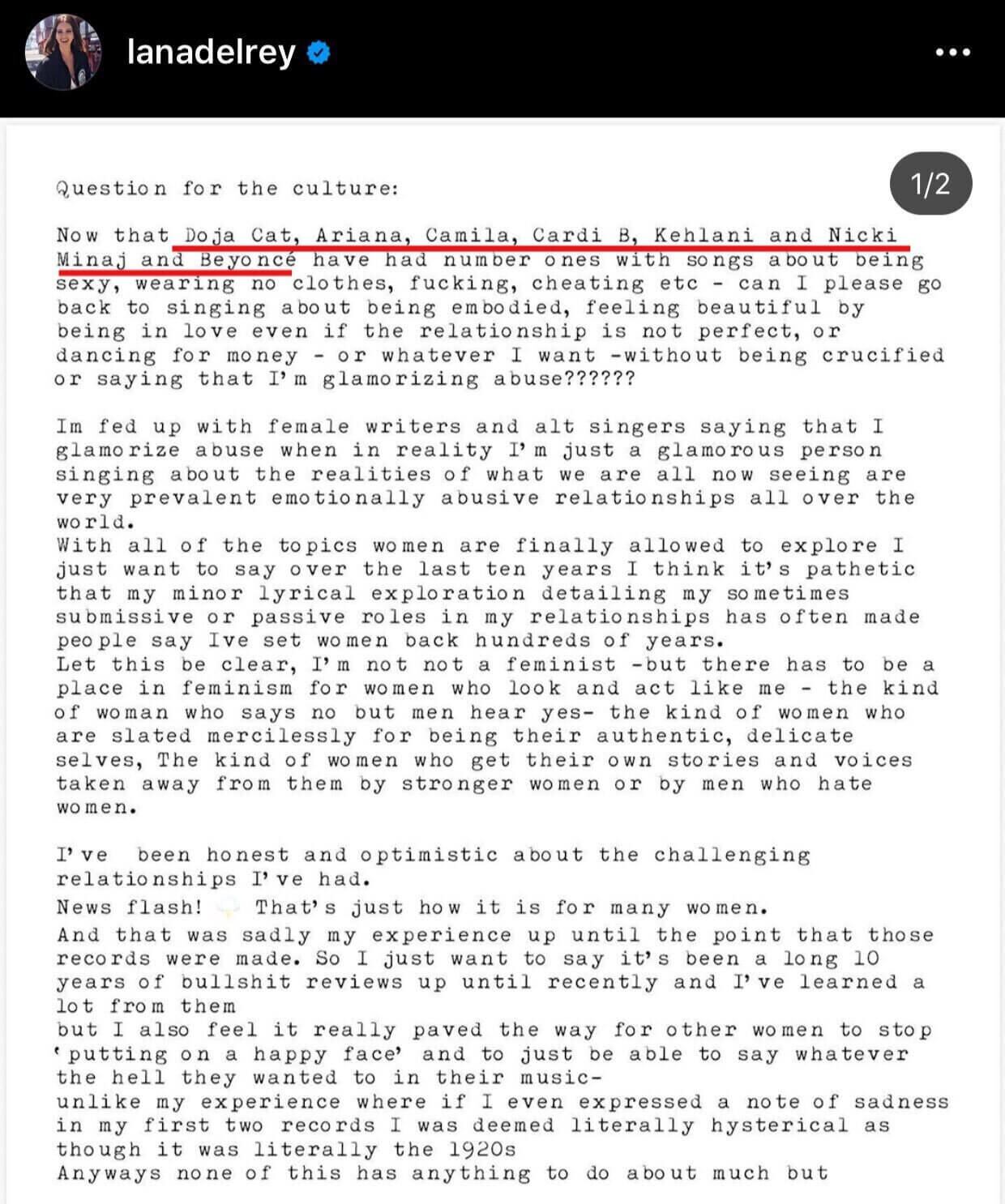 La profecía de Lana del Rey revive y se confirmaría con la ‘cancelación’ de estas 7 artistas