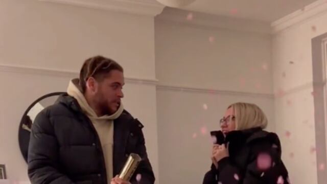 revelación de género, con esposo daltónico