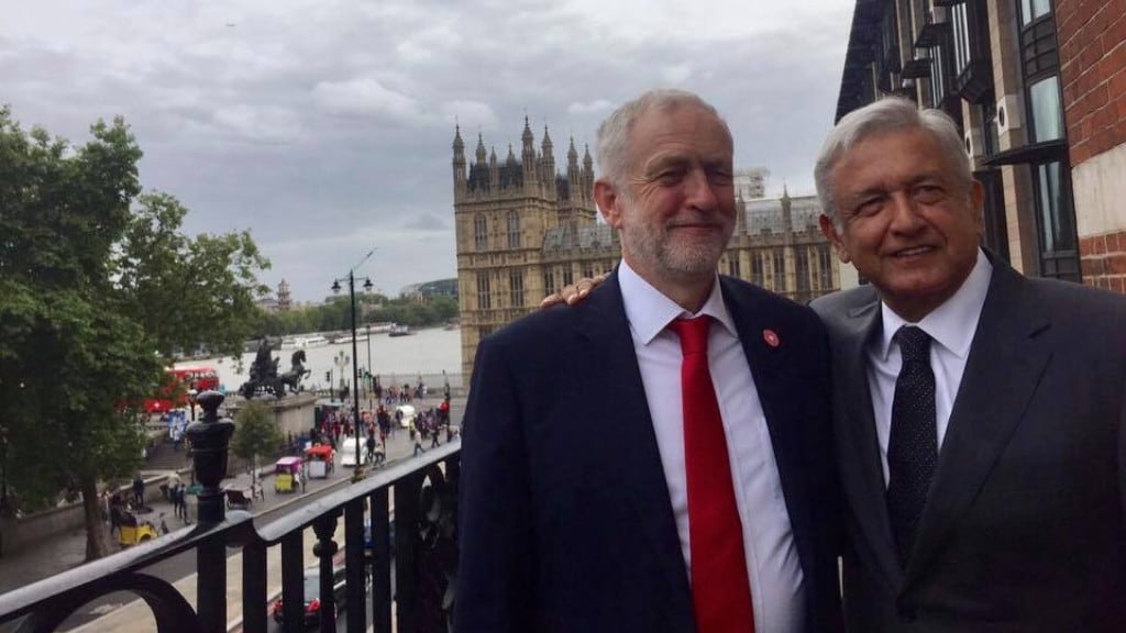 AMLO se reúne con Jeremy Corbyn