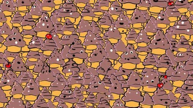 ¿Dónde está la caca feliz?