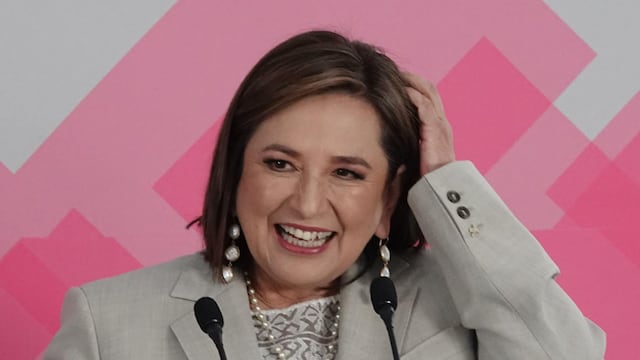 Xóchitl Gálvez en su mañanera de la verdad