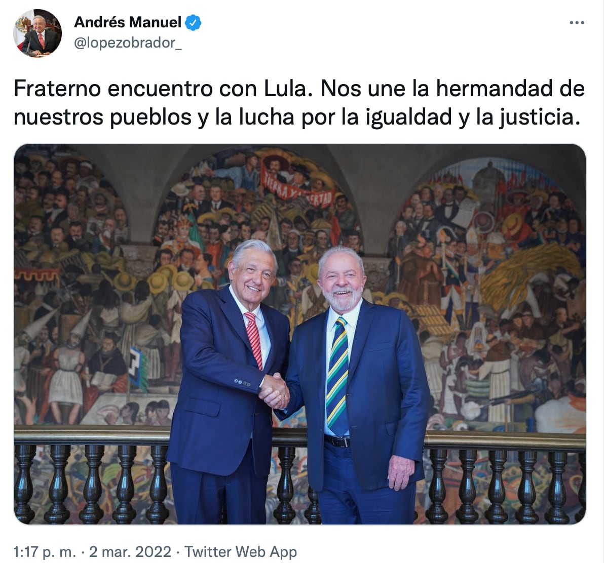 AMLO con Lula da Silva