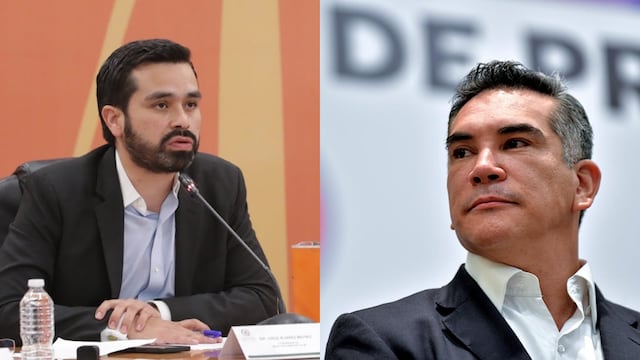 Jorge Álvarez Máynez y Alejandro Moreno