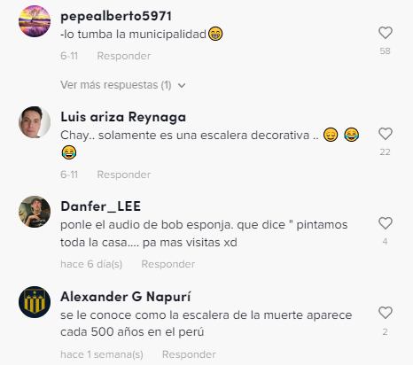 Reacciones a los albañiles que construyeron una escalera sin salida