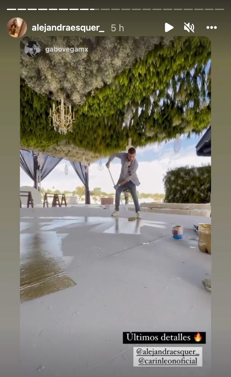 Boda de Carín León con Alejandra Esquer