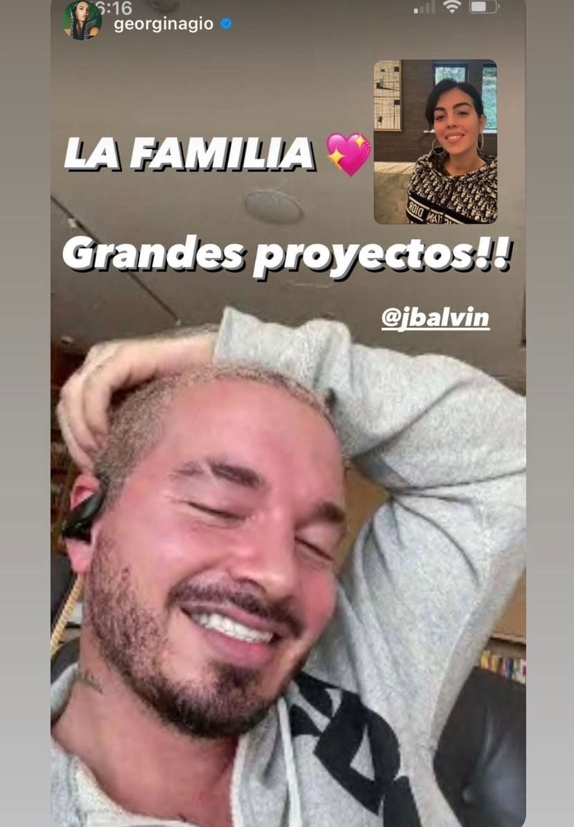 J Balvin y pareja de Cristiano Ronaldo
