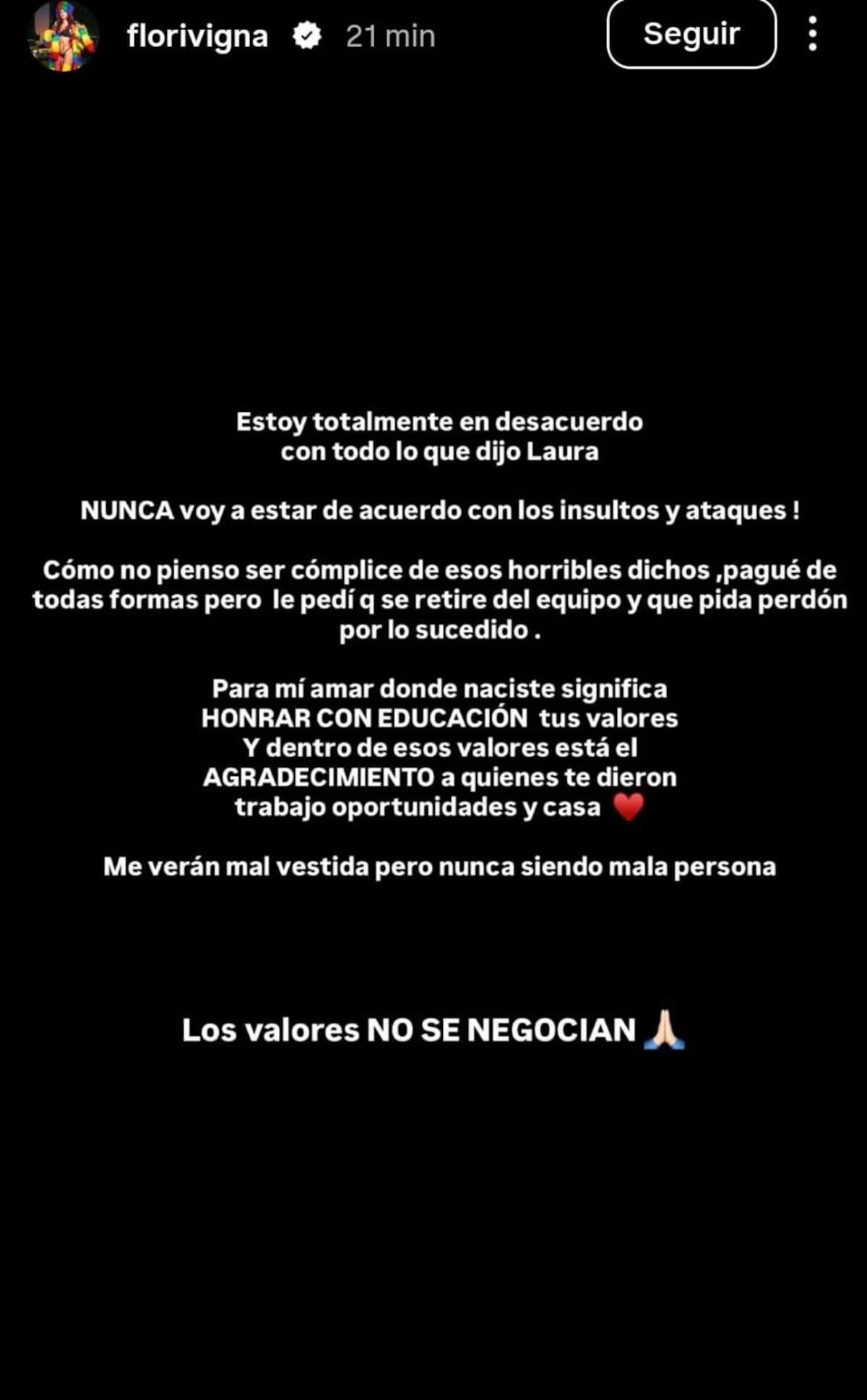 Flor Vigna rompe con Lau Styling tras polémica por insultos a mexicanos