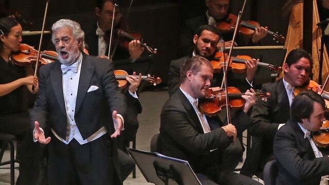 El Tenor Plácido Domingo,