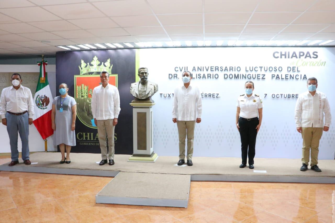 Sentido homenaje a Belisario Domínguez.