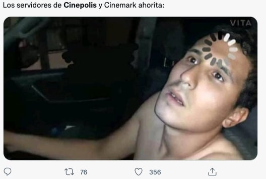Memes de la caída de Cinépolis y Cinemex  tras la preventa de 'Spider-Man: No Way Home'