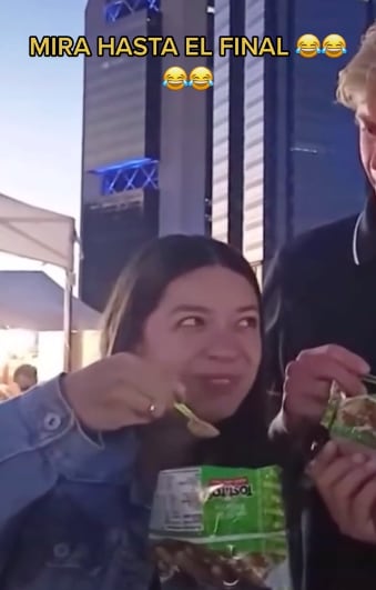 Tamara, bilingüe en la entrevista