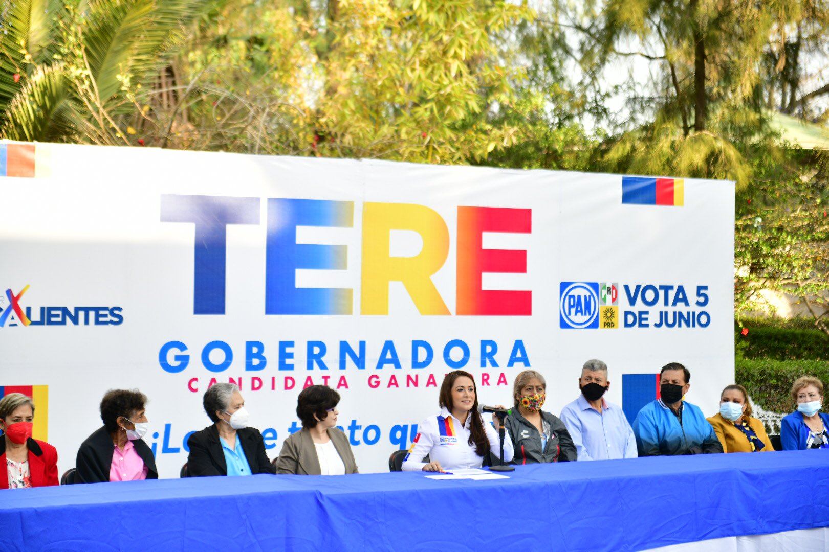 Tere Jiménez, candidata de la Coalición “Va por Aguascalientes”