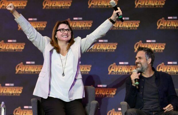 Victoria Alonso en la promoción de ‘Capitana Marvel’ (Marvel/Disney)
