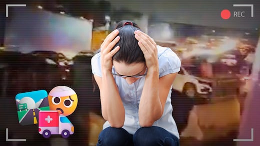 Carambola en la autopista México-Puebla deja al menos cinco heridos