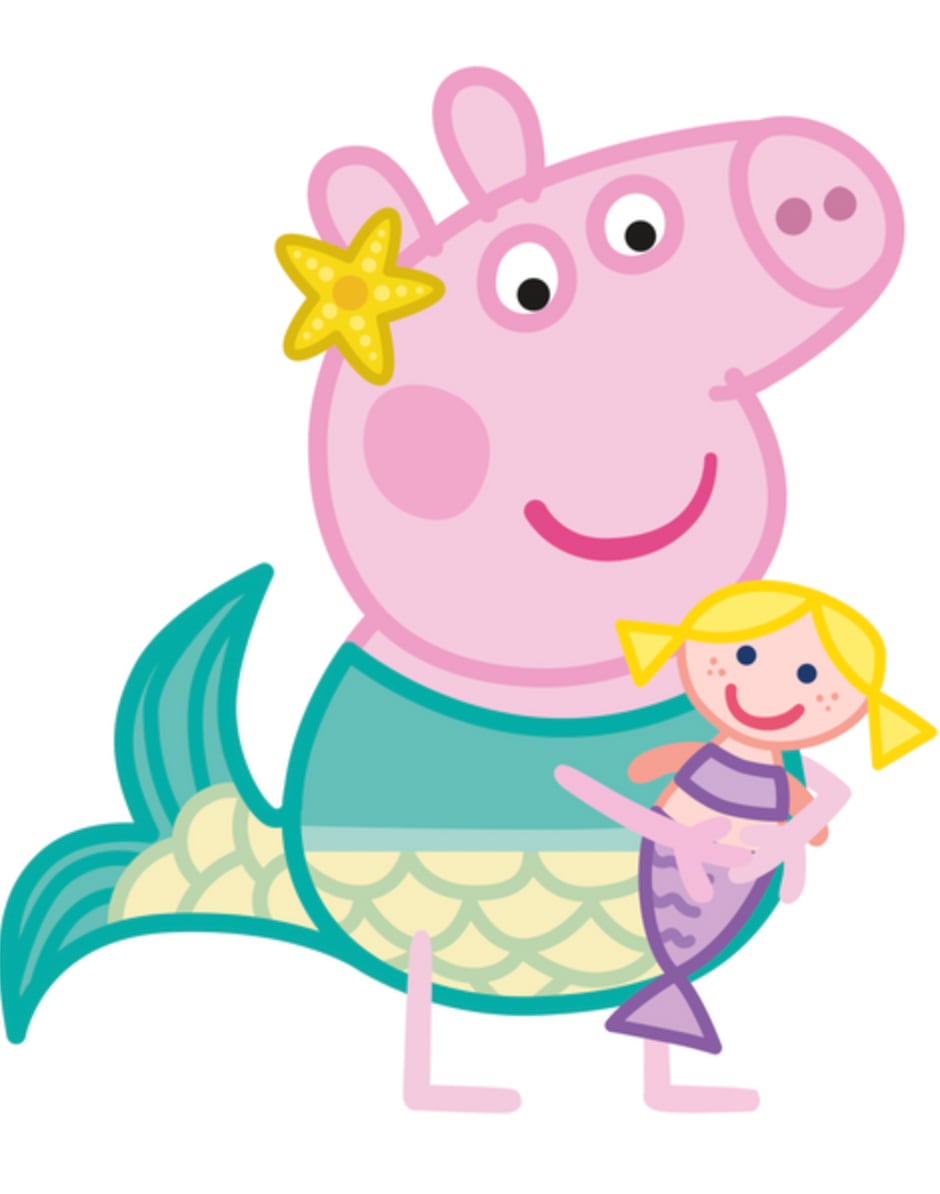 Peppa Pig sirena en sticker
