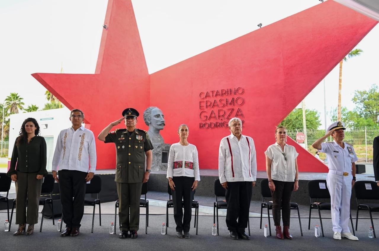 Estatua de Catarino Garza en Matamoros, Tamaulipas
