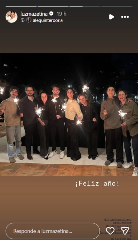 Luz María Zetina celebró Año Nuevo con Lorena Ochoa