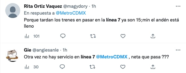 Usuarios reportan hasta media hora de retrasos por suspensión de servicio en la Línea 7