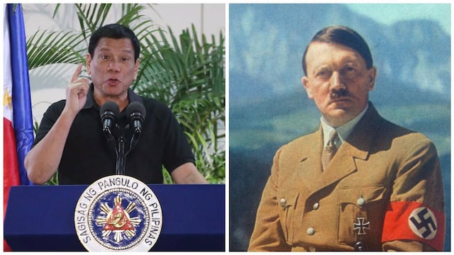 Rodrigo Duterte se compara con Hitler
