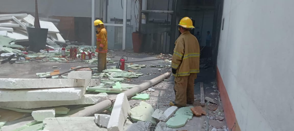 Incendio en Centro de Convenciones Copacabana