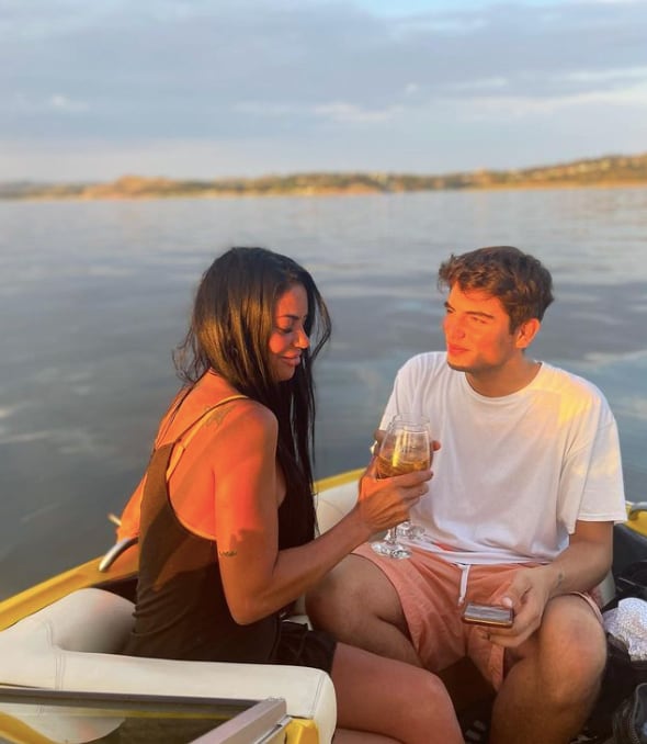 Mariela Sánchez junto a su hijo