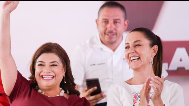 Clara Brugada y Claudia Sheinbaum