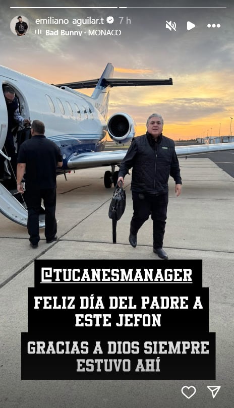 Emiliano Aguilar se olvidó de Pepe Aguilar y felicita por el Día del Padre a su manager
