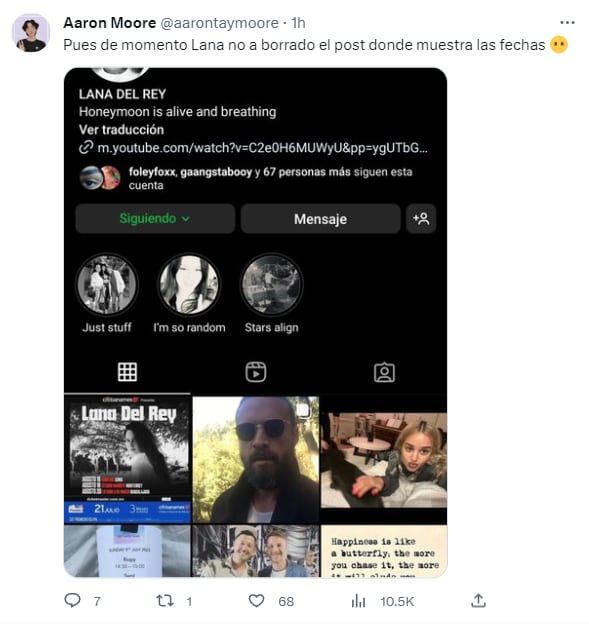 Reacción a la cancelación de dos fechas de conciertos de Lana del Rey en México