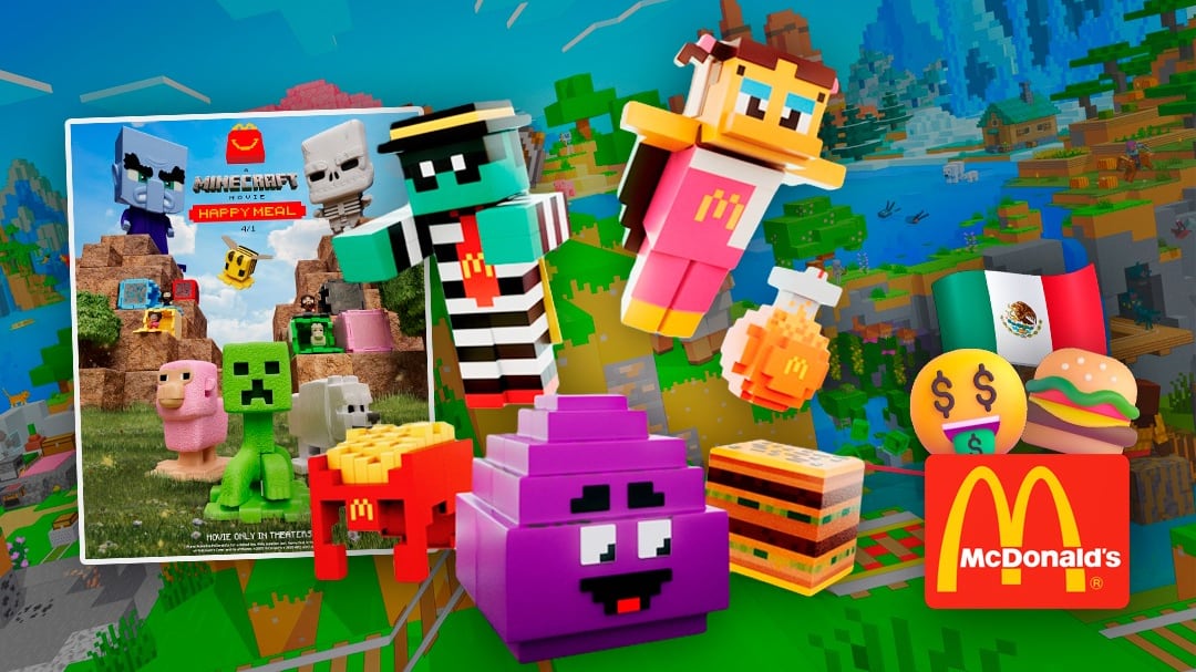 ¿Minecraft en McDonald’s? Precio, fecha de lanzamiento en México y qué juguetes coleccionables incluye
