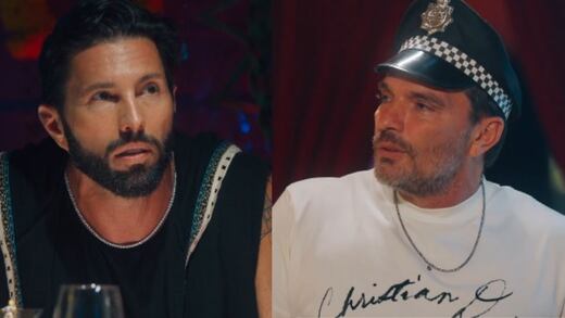Poncho de Nigris casi se pelea a golpes con Julián Gil por Marcela Mistral en Secretos de Parejas