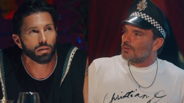 Poncho de Nigris y Julián Gil pelean por Marcela Mistral en Secretos de Parejas.