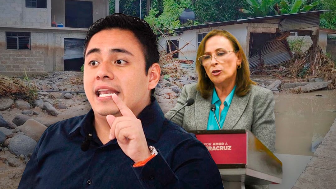 Ex candidato de Poza Rica se une a los damnificados y lanza mensaje a Rocío Nahle