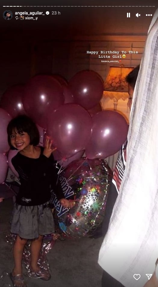 Así se veía Ángela Aguilar de niña.