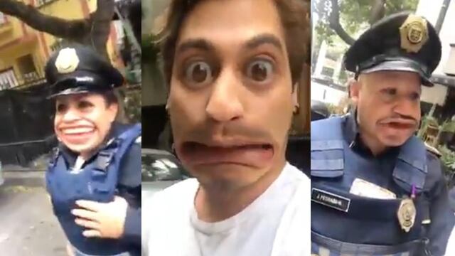 Trollea a la policía de la Ciudad de México.