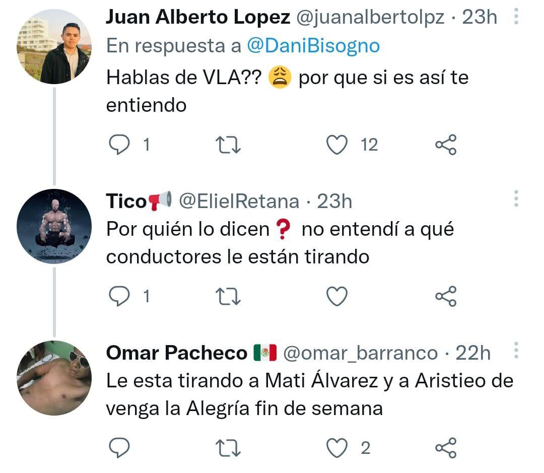 Tweets, VLA Fin de Semana