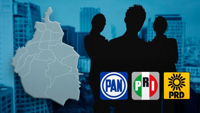 Posibles candidatos de PAN, PRI y PRD para CDMX
