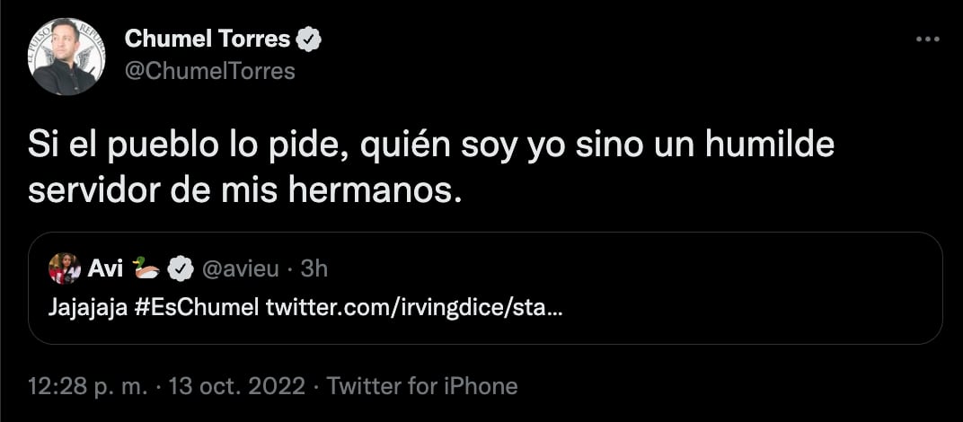 Azucena Uresti presume foto con el presidenciable Chumel Torres