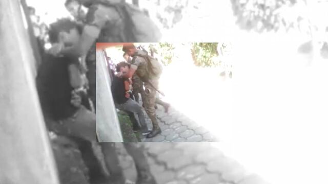 Exhiben a militares de Guatemala golpeando a menores de edad (VIDEO)