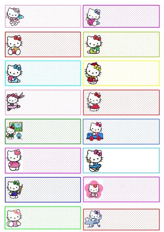 Stickers de Hello Kitty