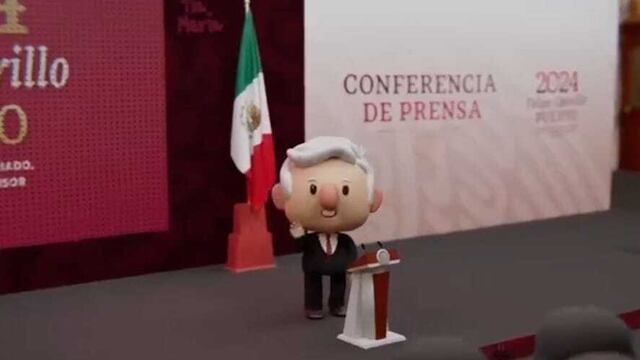 AMLO inicia conferencia mañanera con animación