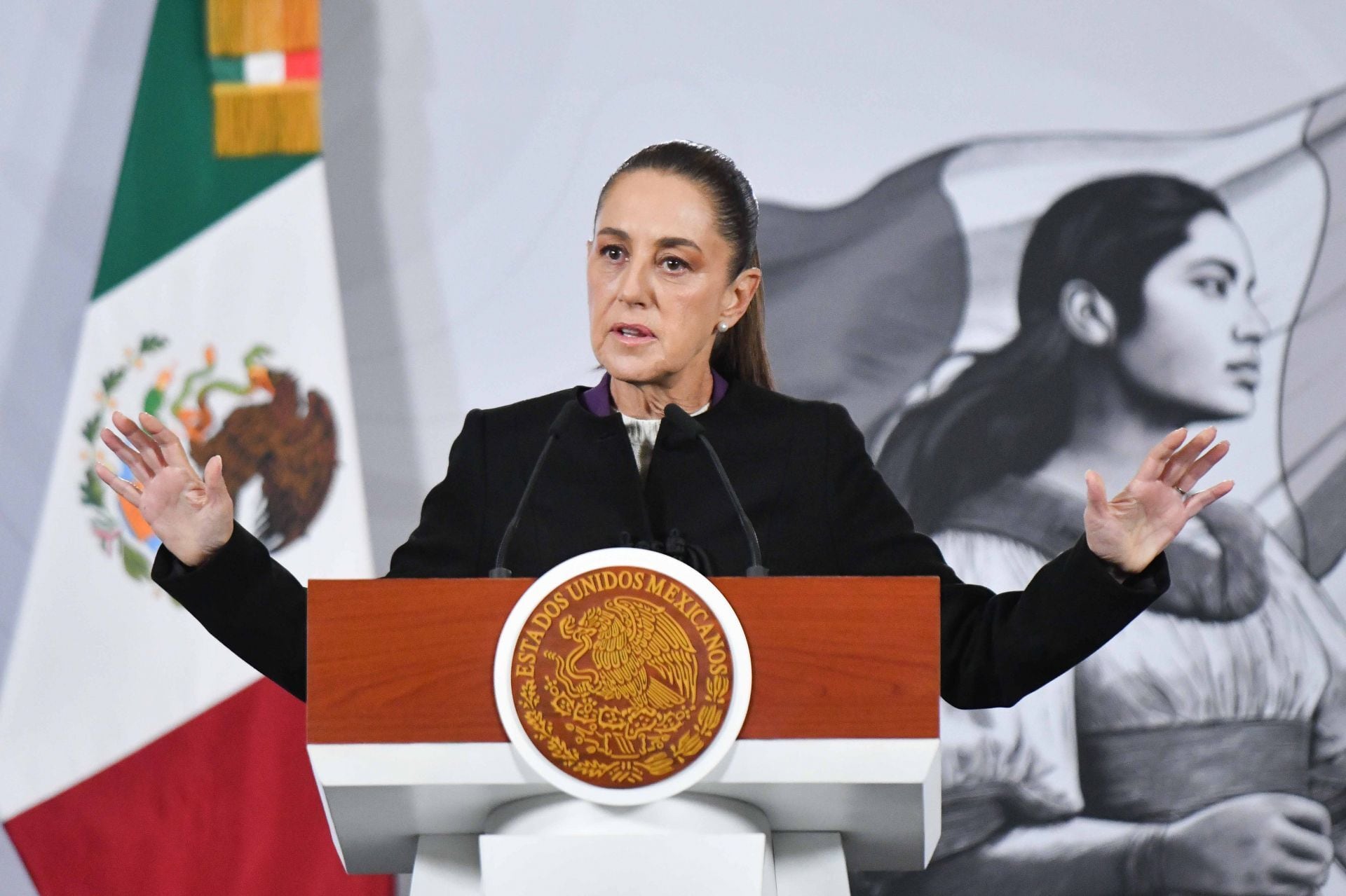 Claudia Sheinbaum habla sobre el fentanilo después de que Trump lo calificara como "arma de destrucción masiva"