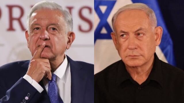 AMLO Y Benjamín Netanyahu.