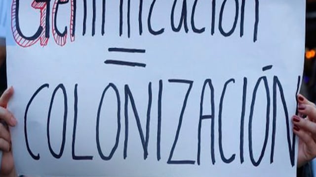 Protesta antigentrificación CDMX