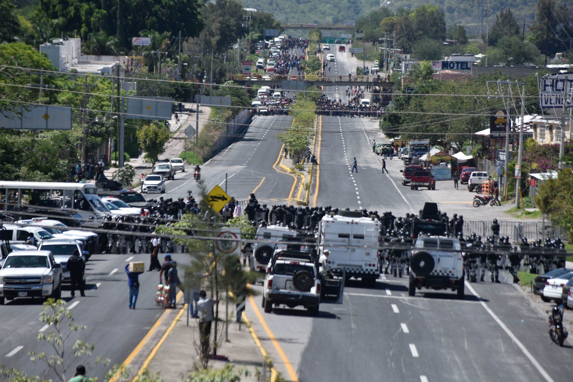 Bloqueos en Chilpancingo el 10 de julio