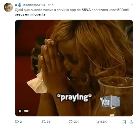 Memes por la caída de BBVA