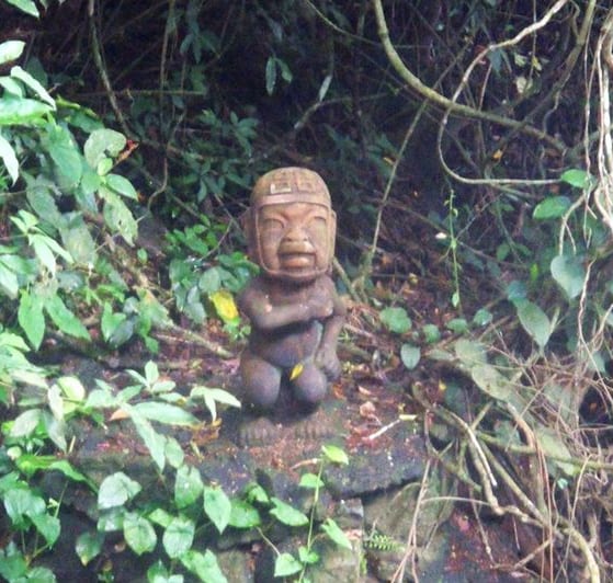 Escultura de un chaneque